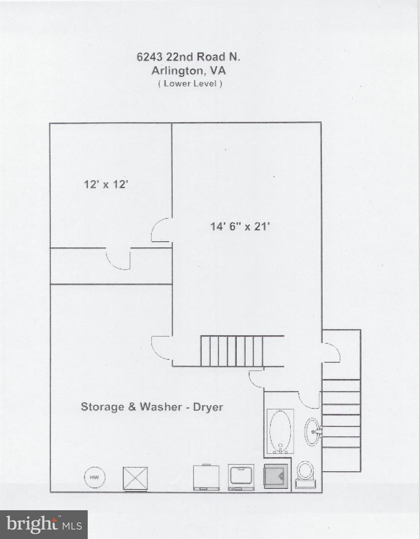 6243 22ND RD N, ARLINGTON, Virginia 22205, 3 Bedrooms Bedrooms, ,2 BathroomsBathrooms,Residential,For sale,6243 22ND RD N,VAAR2050348 MLS # VAAR2050348