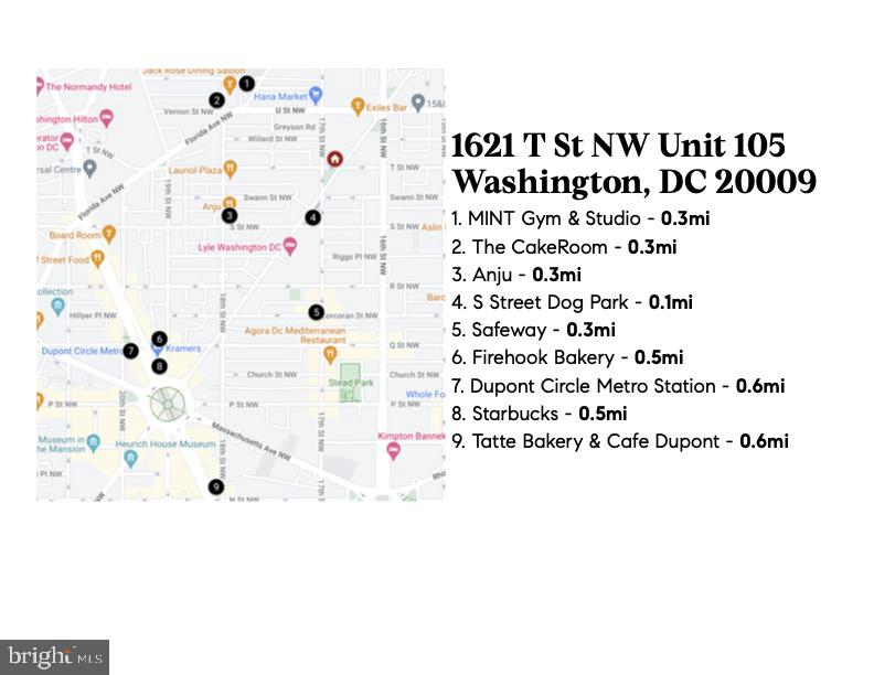 1621 T ST NW #105, WASHINGTON, District Of Columbia 20009, 1 Bedroom Bedrooms, ,1 BathroomBathrooms,Residential,For sale,1621 T ST NW #105,DCDC2167592 MLS # DCDC2167592