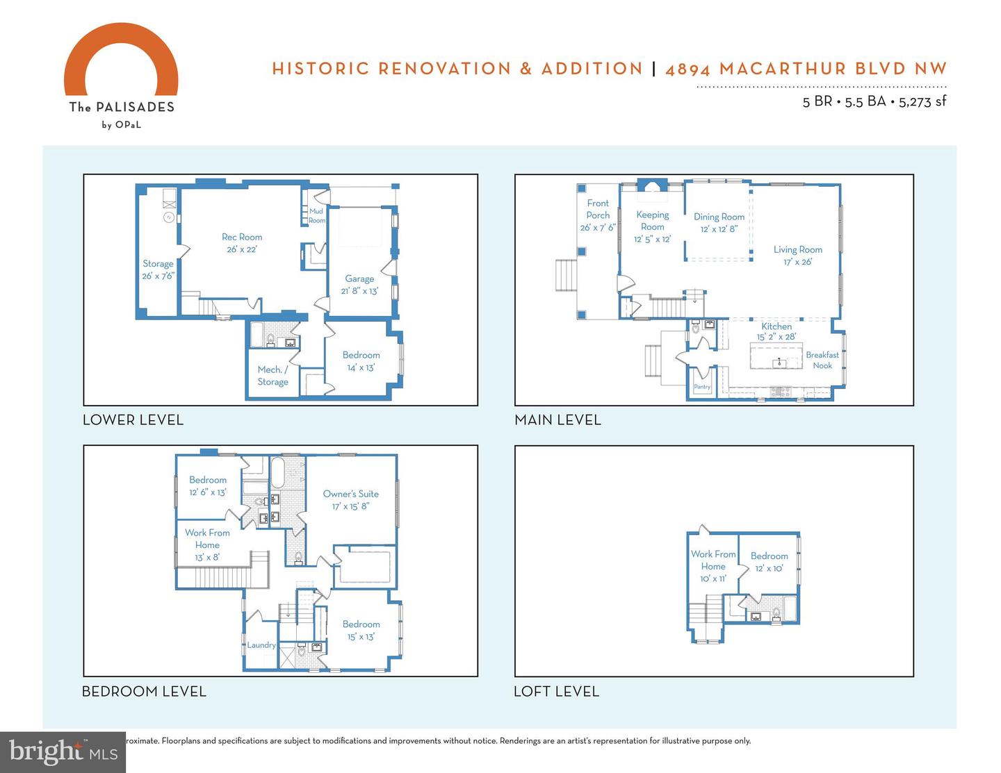 4894 MACARTHUR NW, WASHINGTON, District Of Columbia 20007, 5 Bedrooms Bedrooms, ,5 BathroomsBathrooms,Residential,For sale,4894 MACARTHUR NW,DCDC2151946 MLS # DCDC2151946