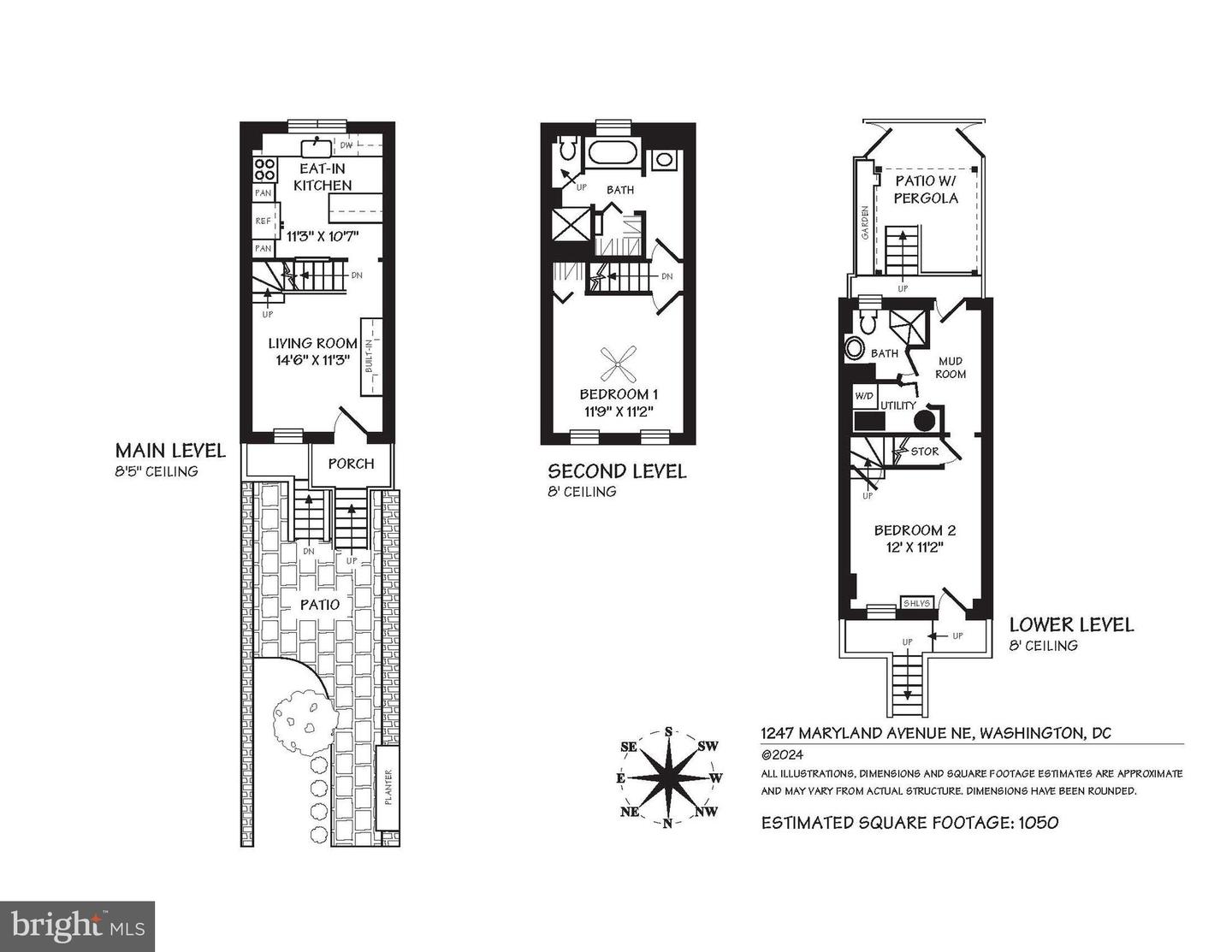 1247 MARYLAND AVE NE, WASHINGTON, District Of Columbia 20002, 2 Bedrooms Bedrooms, ,2 BathroomsBathrooms,Residential,For sale,1247 MARYLAND AVE NE,DCDC2167772 MLS # DCDC2167772