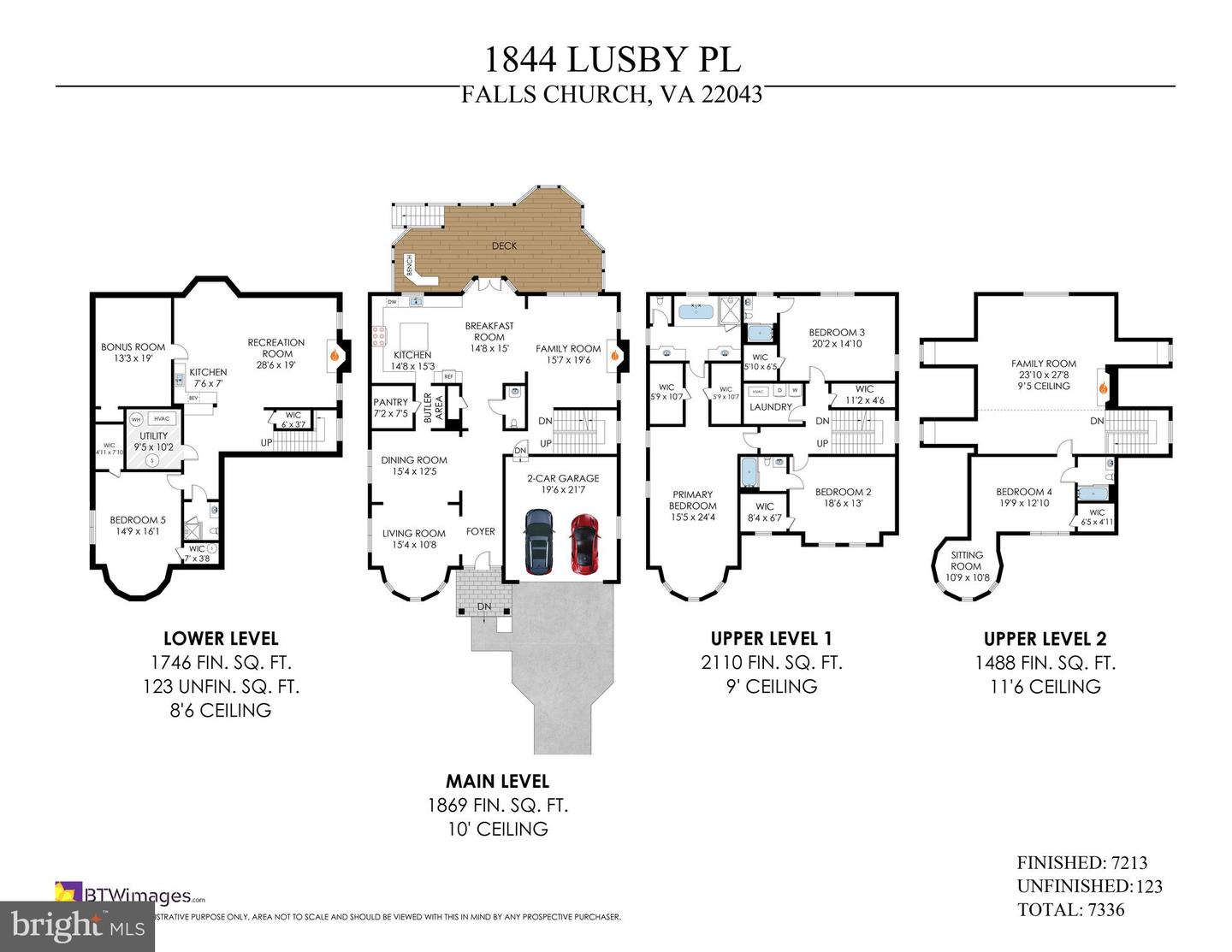 1844 LUSBY PL, FALLS CHURCH, Virginia 22043, 5 Bedrooms Bedrooms, ,5 BathroomsBathrooms,Residential,For sale,1844 LUSBY PL,VAFX2198340 MLS # VAFX2198340