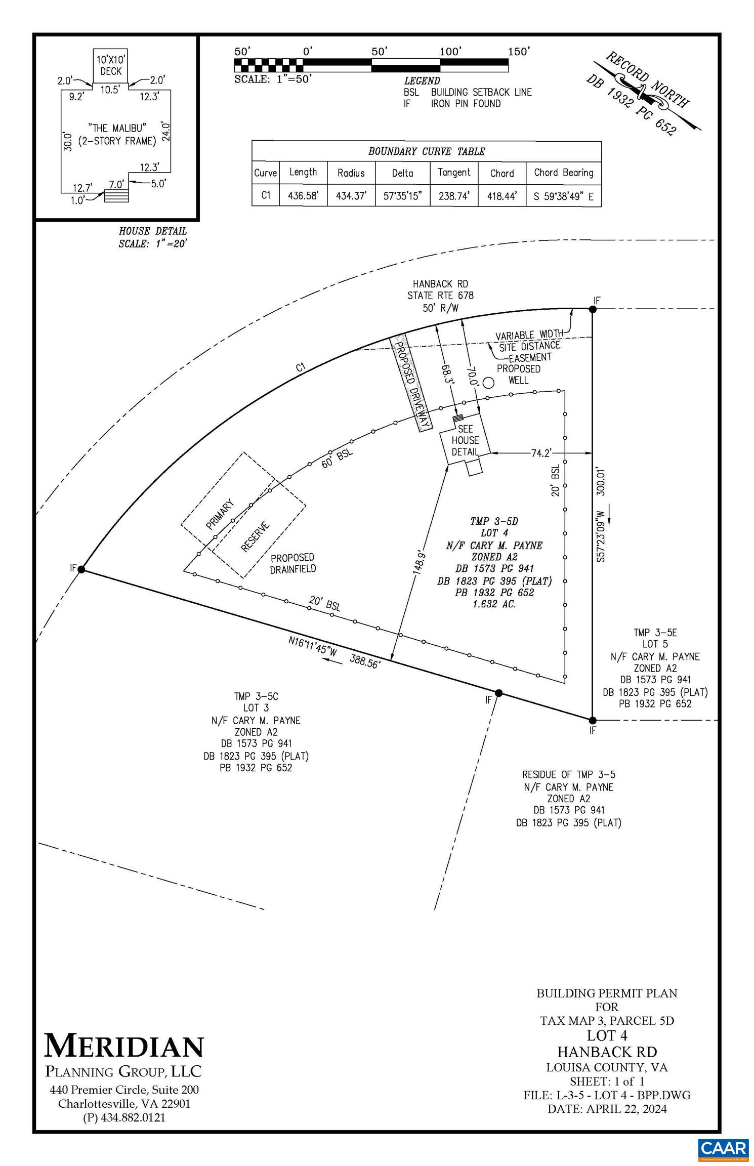 1370 HANBACK RD, GORDONSVILLE, Virginia 22942, 4 Bedrooms Bedrooms, ,2 BathroomsBathrooms,Residential,THE MALIBU,1370 HANBACK RD,654098 MLS # 654098