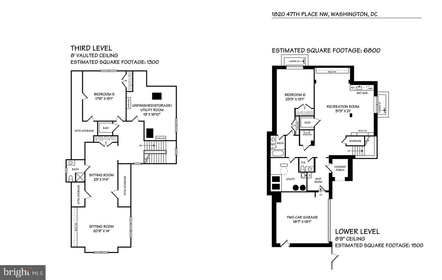 1820 47TH PL NW, WASHINGTON, District Of Columbia 20007, 6 Bedrooms Bedrooms, ,5 BathroomsBathrooms,Residential,For sale,1820 47TH PL NW,DCDC2168284 MLS # DCDC2168284