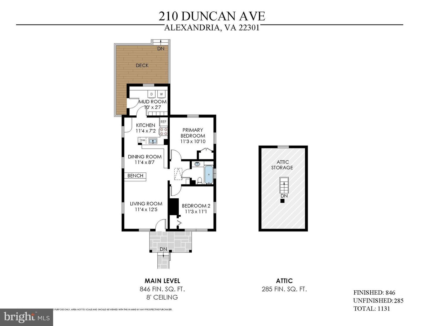 210 E DUNCAN AVE, ALEXANDRIA, Virginia 22301, 2 Bedrooms Bedrooms, ,1 BathroomBathrooms,Residential,For sale,210 E DUNCAN AVE,VAAX2039482 MLS # VAAX2039482