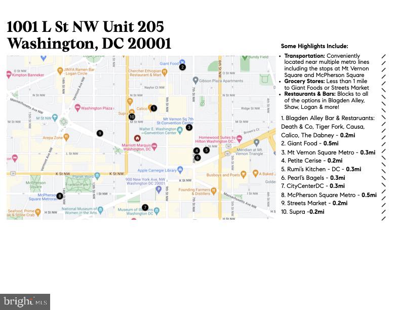 1001 L ST NW #205, WASHINGTON, District Of Columbia 20001, 2 Bedrooms Bedrooms, ,2 BathroomsBathrooms,Residential,For sale,1001 L ST NW #205,DCDC2168666 MLS # DCDC2168666