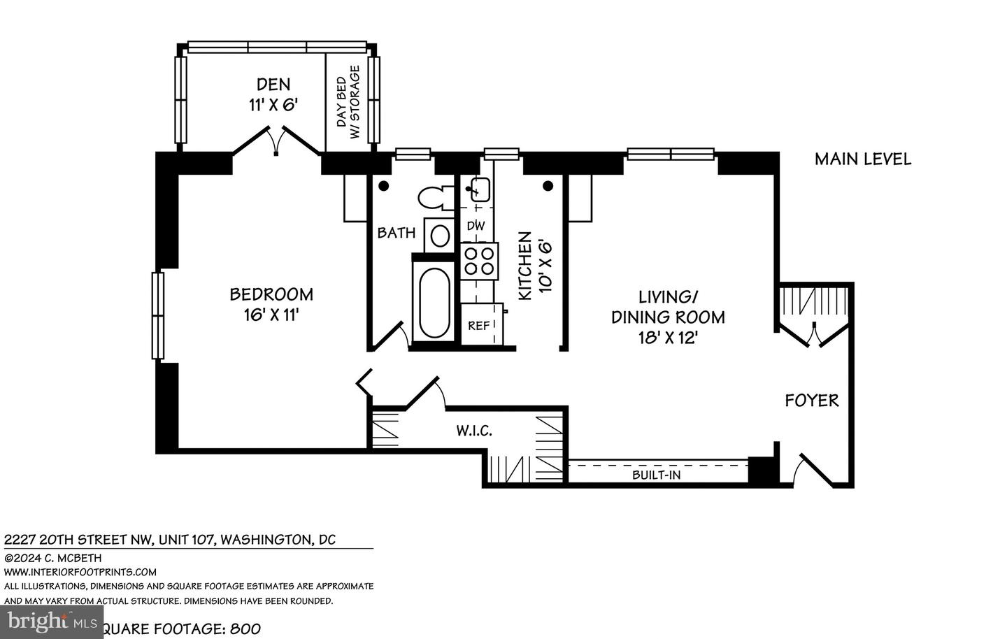 2227 20TH ST NW #107, WASHINGTON, District Of Columbia 20009, 1 Bedroom Bedrooms, ,1 BathroomBathrooms,Residential,For sale,2227 20TH ST NW #107,DCDC2168858 MLS # DCDC2168858