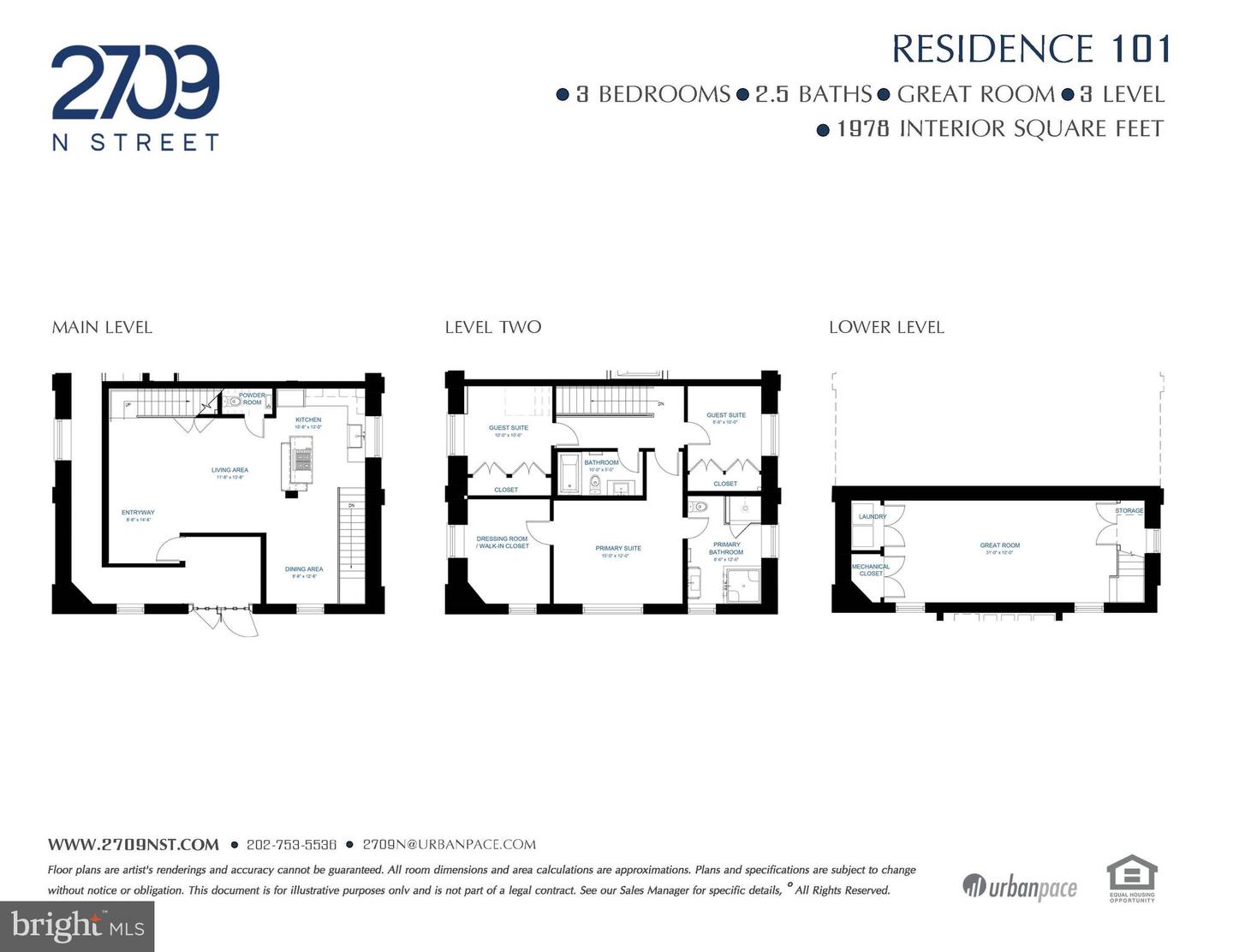 2709 N ST NW #101, WASHINGTON, District Of Columbia 20007, 3 Bedrooms Bedrooms, ,2 BathroomsBathrooms,Residential,For sale,2709 N ST NW #101,DCDC2144204 MLS # DCDC2144204