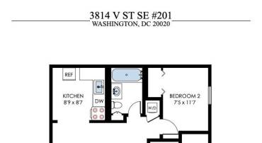 3814 V ST SE #201, WASHINGTON, District Of Columbia 20020, 2 Bedrooms Bedrooms, ,1 BathroomBathrooms,Residential,For sale,3814 V ST SE #201,DCDC2168306 MLS # DCDC2168306