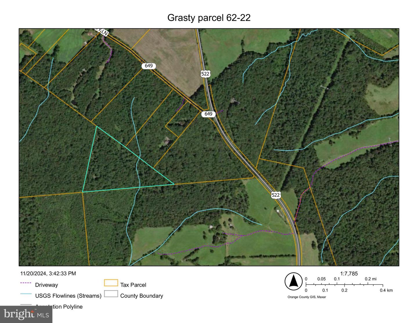 0 GRASTY LN, ORANGE, Virginia 22960, ,Land,For sale,0 GRASTY LN,VAOR2008388 MLS # VAOR2008388