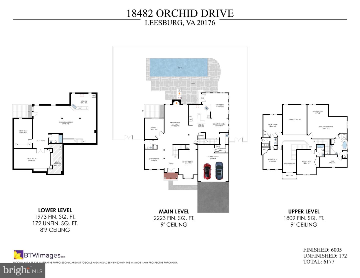 18482 ORCHID DR, LEESBURG, Virginia 20176, 5 Bedrooms Bedrooms, ,4 BathroomsBathrooms,Residential,For sale,18482 ORCHID DR,VALO2083476 MLS # VALO2083476