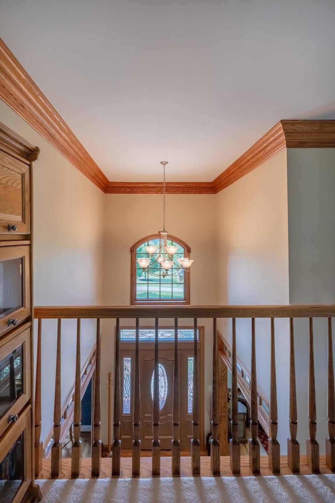 View of the entrance from the 2nd story loft