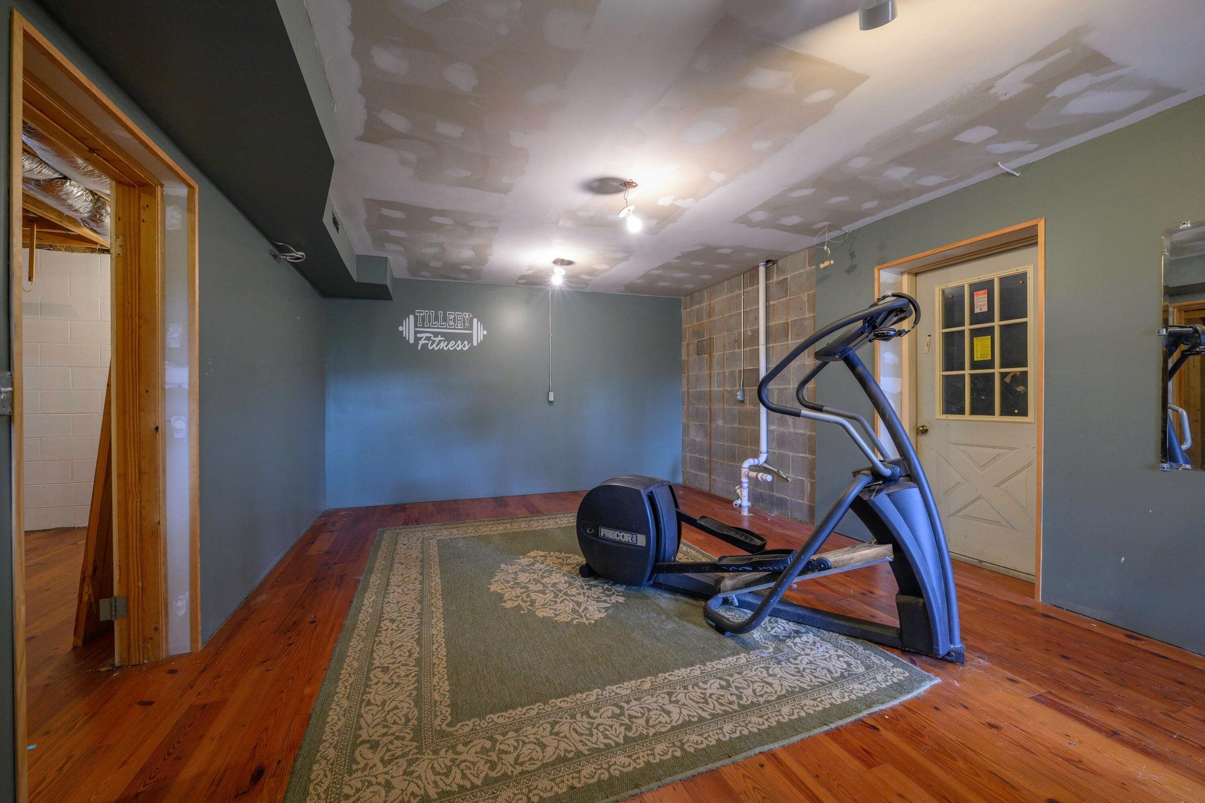 Flex space -- make it your own workout studio or create a mother-in-law suite.