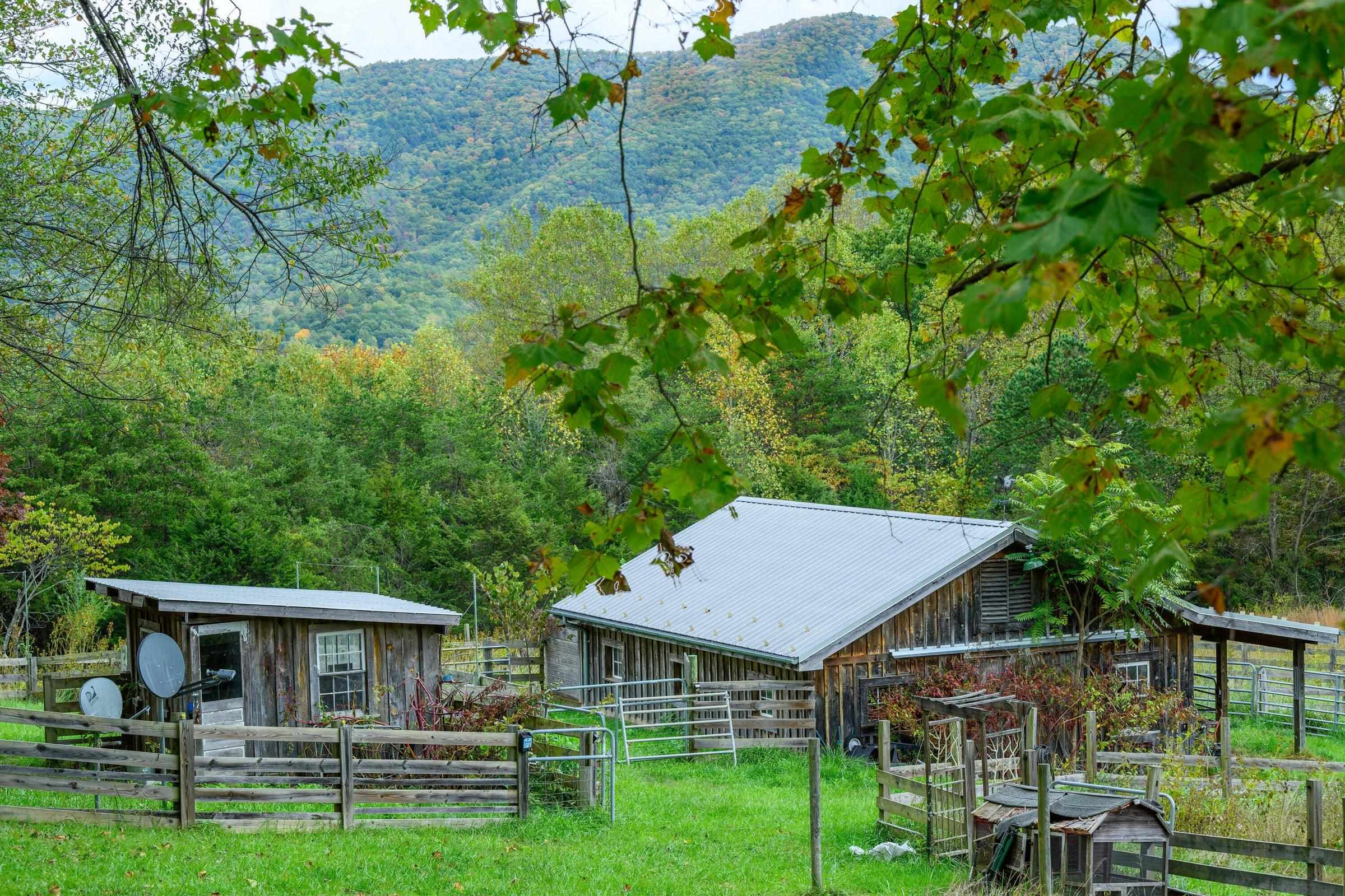 Barn customized for horses.