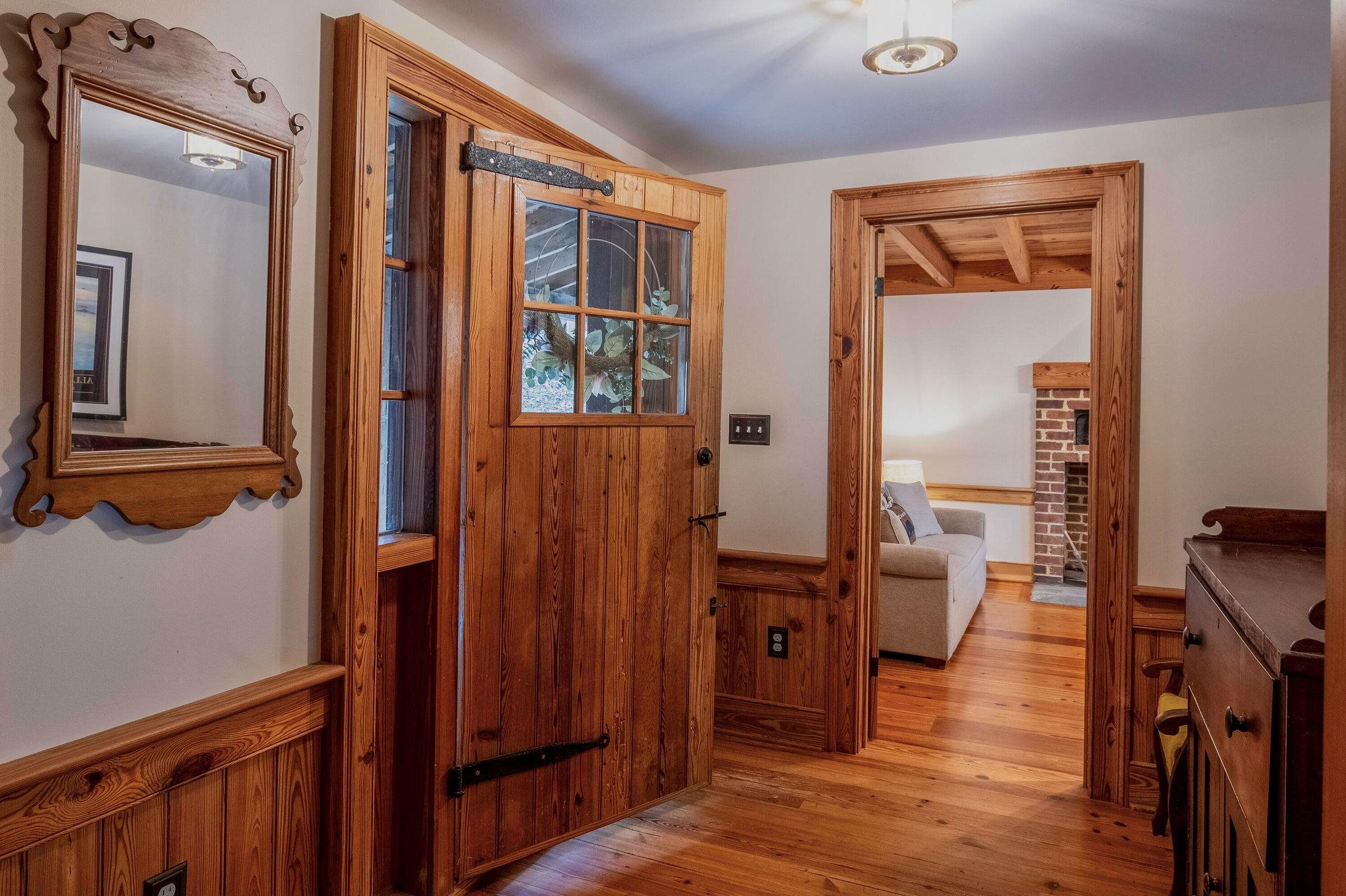 Lovely pine floors.