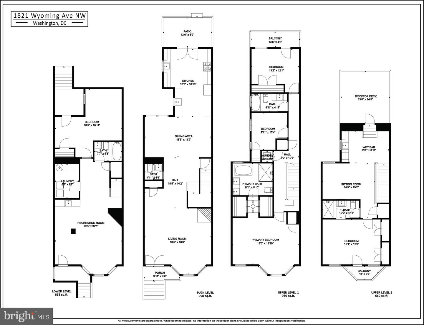 1821 WYOMING AVE NW, WASHINGTON, District Of Columbia 20009, 5 Bedrooms Bedrooms, ,3 BathroomsBathrooms,Residential,For sale,1821 WYOMING AVE NW,DCDC2167986 MLS # DCDC2167986