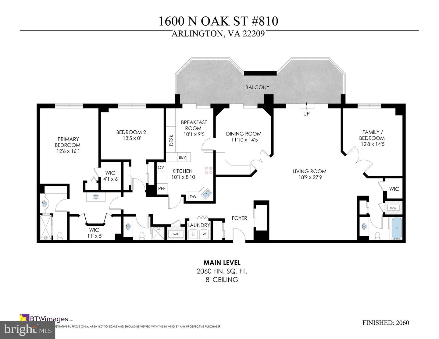 1600 N OAK ST #810, ARLINGTON, Virginia 22209, 3 Bedrooms Bedrooms, ,3 BathroomsBathrooms,Residential,For sale,1600 N OAK ST #810,VAAR2051058 MLS # VAAR2051058