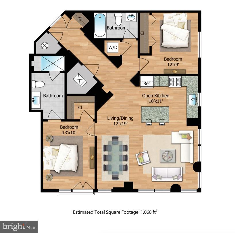 1025 1ST ST SE #415, WASHINGTON, District Of Columbia 20003, 2 Bedrooms Bedrooms, ,2 BathroomsBathrooms,Residential,For sale,1025 1ST ST SE #415,DCDC2169918 MLS # DCDC2169918