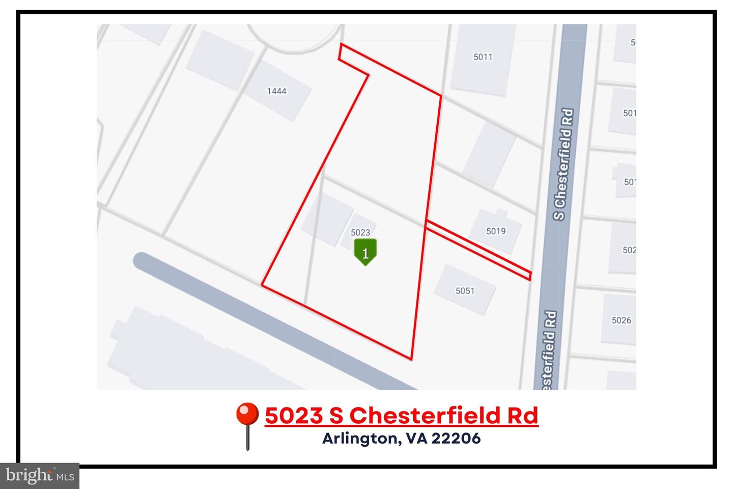 5023 S CHESTERFIELD RD, ARLINGTON, Virginia 22206, ,Land,For sale,5023 S CHESTERFIELD RD,VAAR2051090 MLS # VAAR2051090