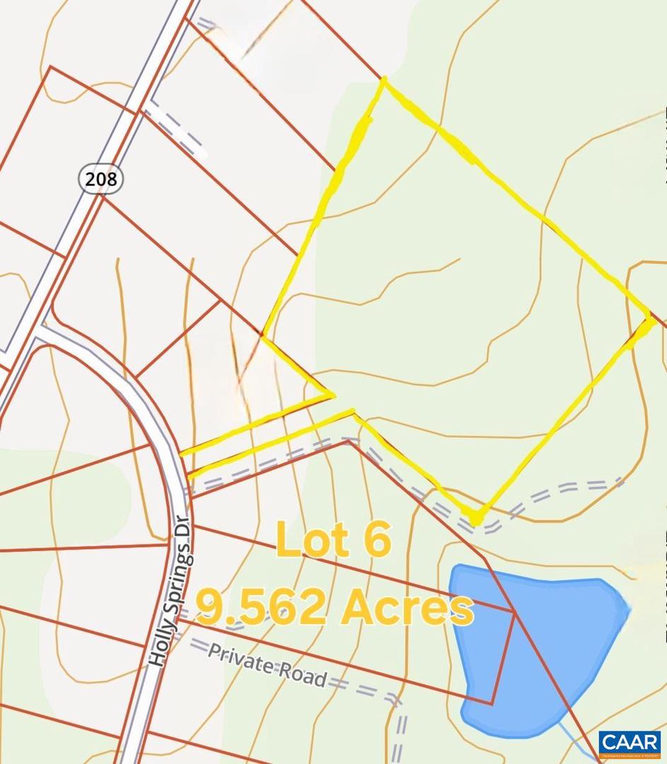 LOT 6 HOLLY SPRINGS DR, LOUISA, Virginia 23093, ,Land,For sale,LOT 6 HOLLY SPRINGS DR,659017 MLS # 659017