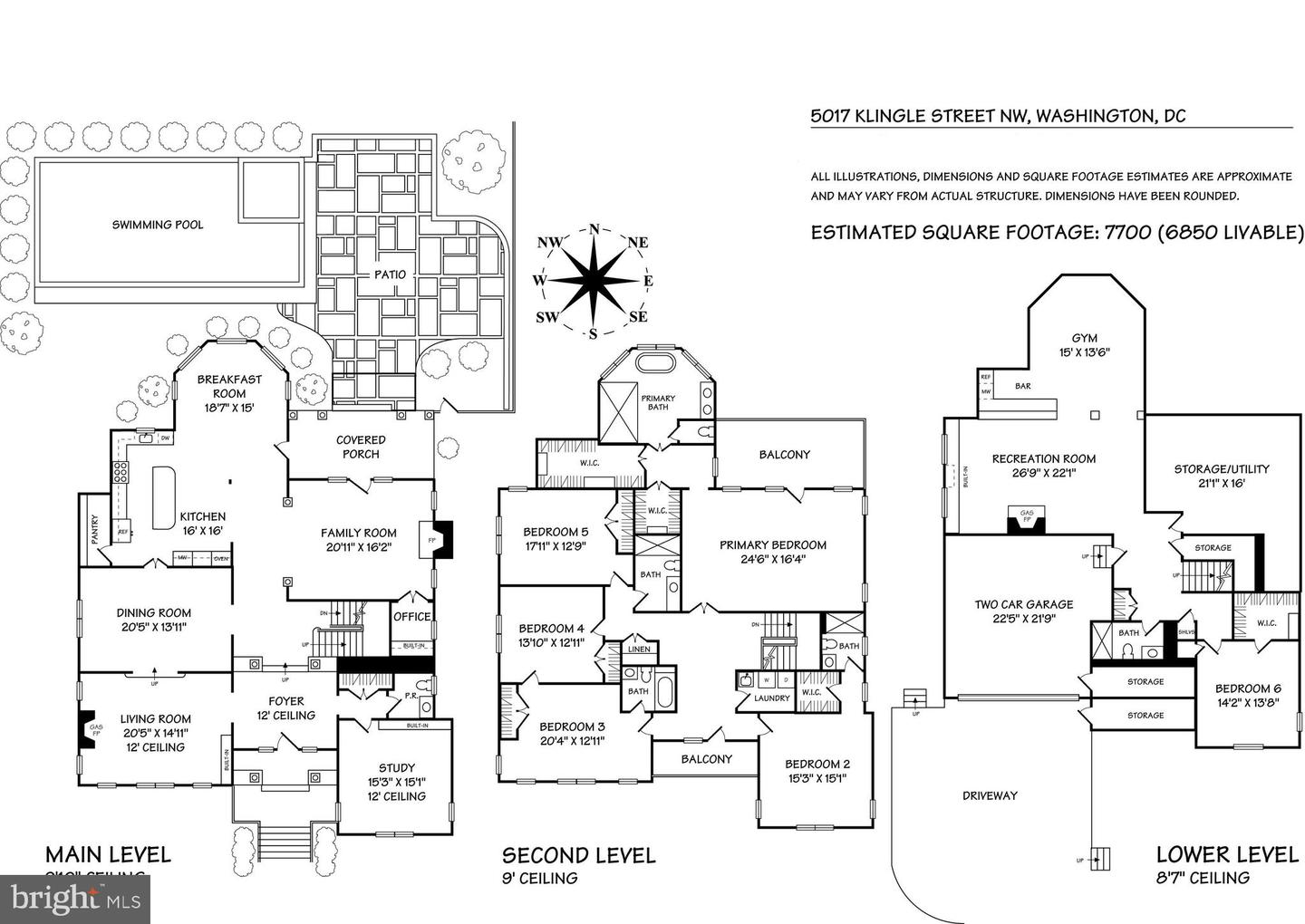 5017 KLINGLE ST NW, WASHINGTON, District Of Columbia 20016, 6 Bedrooms Bedrooms, ,5 BathroomsBathrooms,Residential,For sale,5017 KLINGLE ST NW,DCDC2170636 MLS # DCDC2170636