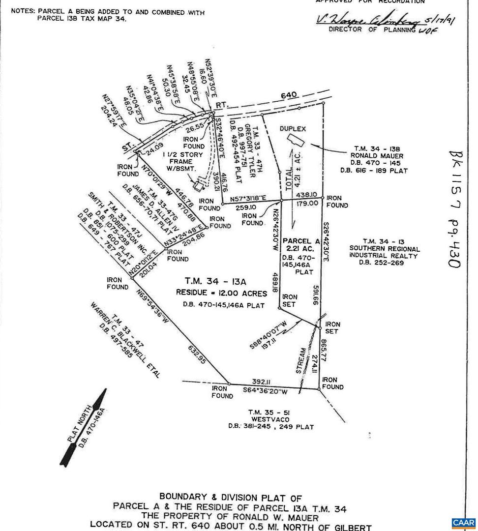 GILBERT STATION RD, BARBOURSVILLE, Virginia 22923, ,Land,For sale,GILBERT STATION RD,659339 MLS # 659339