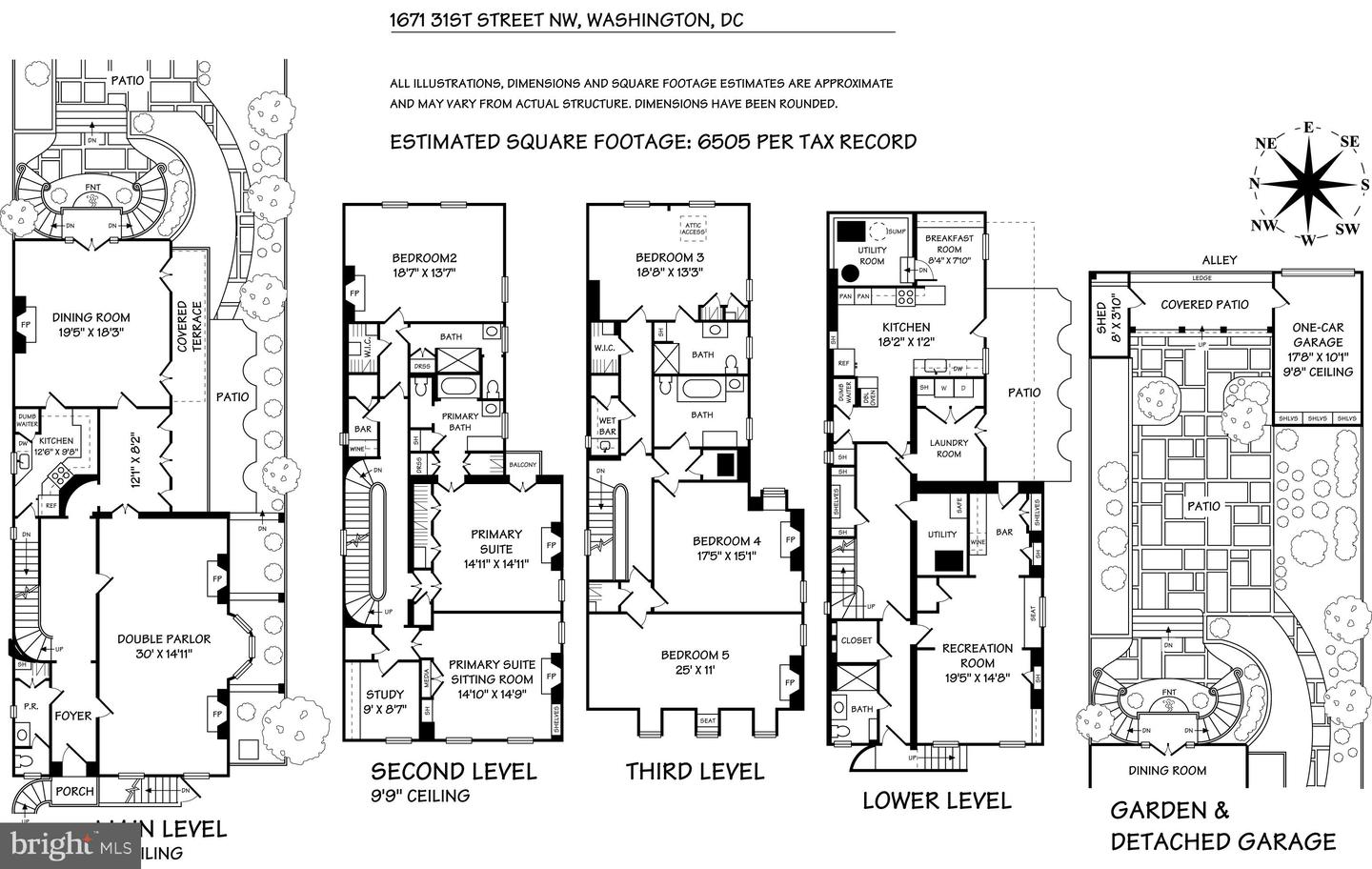 1671 31ST ST NW, WASHINGTON, District Of Columbia 20007, 6 Bedrooms Bedrooms, ,5 BathroomsBathrooms,Residential,For sale,1671 31ST ST NW,DCDC2171500 MLS # DCDC2171500