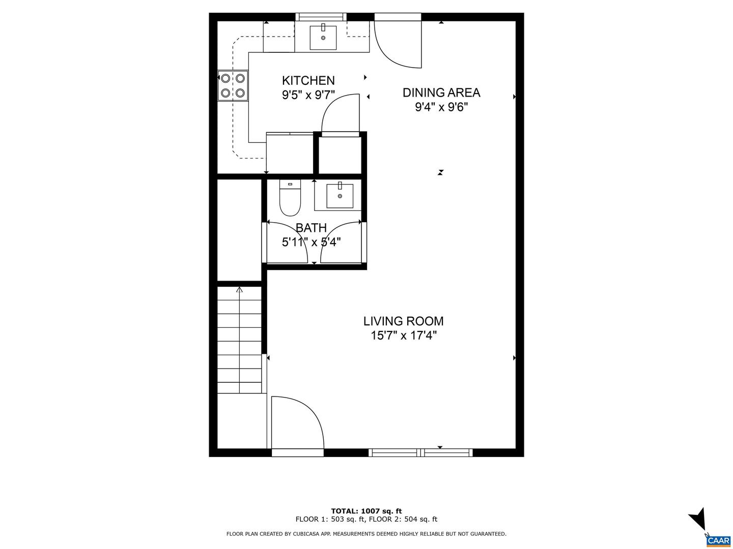 203 15TH ST #C, GROTTOES, Virginia 24441, 2 Bedrooms Bedrooms, ,2 BathroomsBathrooms,Residential,For sale,203 15TH ST #C,659425 MLS # 659425