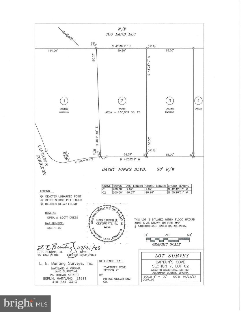 2 DAVEY JONES BLVD, GREENBACKVILLE, Virginia 23356, ,Land,For sale,2 DAVEY JONES BLVD,VAAC2001520 MLS # VAAC2001520