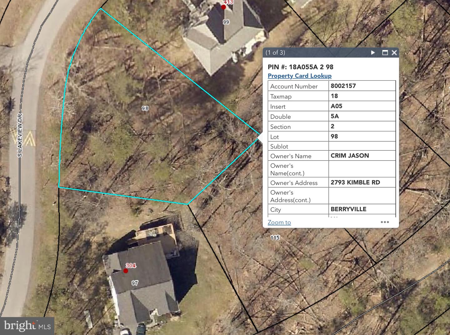 LOT 98 S LAKEVIEW DR, CROSS JUNCTION, Virginia 22625, ,Land,For sale,LOT 98 S LAKEVIEW DR,VAFV2022772 MLS # VAFV2022772