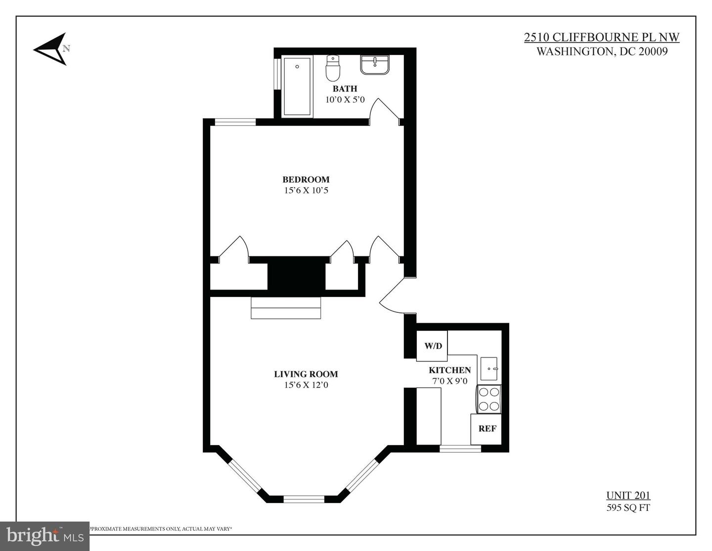 2510 CLIFFBOURNE PL NW #201, WASHINGTON, District Of Columbia 20009, 1 Bedroom Bedrooms, ,1 BathroomBathrooms,Residential,For sale,2510 CLIFFBOURNE PL NW #201,DCDC2164866 MLS # DCDC2164866