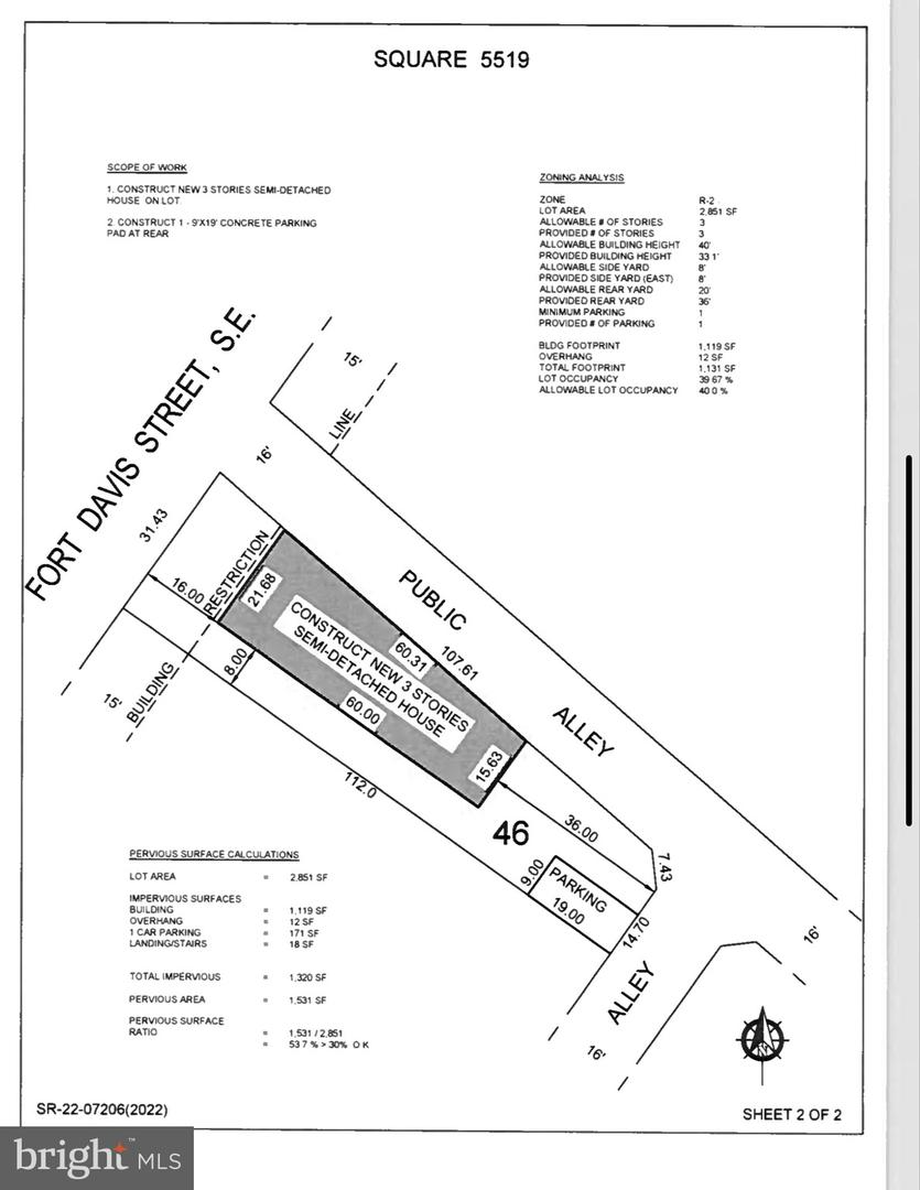 1614 FORT DAVIS ST SE, WASHINGTON, District Of Columbia 20020, ,Land,For sale,1614 FORT DAVIS ST SE,DCDC2141798 MLS # DCDC2141798