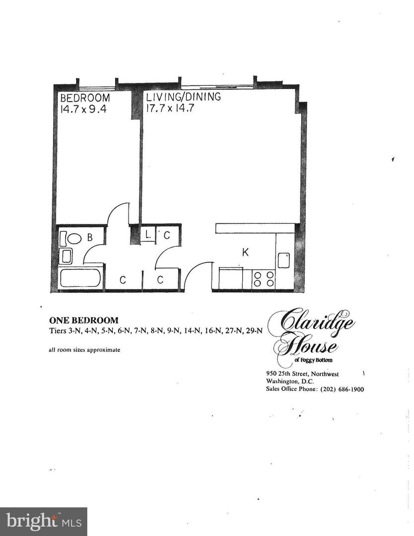 950 25TH ST NW #608N, WASHINGTON, District Of Columbia 20037, 1 Bedroom Bedrooms, 4 Rooms Rooms,1 BathroomBathrooms,Residential,For sale,950 25TH ST NW #608N,DCDC2110606 MLS # DCDC2110606