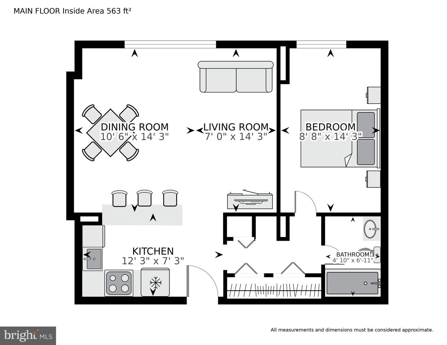 950 25TH ST NW #608N, WASHINGTON, District Of Columbia 20037, 1 Bedroom Bedrooms, 4 Rooms Rooms,1 BathroomBathrooms,Residential,For sale,950 25TH ST NW #608N,DCDC2110606 MLS # DCDC2110606