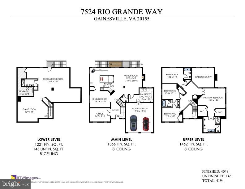 7524 RIO GRANDE WAY, GAINESVILLE, Virginia 20155, 4 Bedrooms Bedrooms, ,4 BathroomsBathrooms,Residential,For sale,7524 RIO GRANDE WAY,VAPW2083382 MLS # VAPW2083382