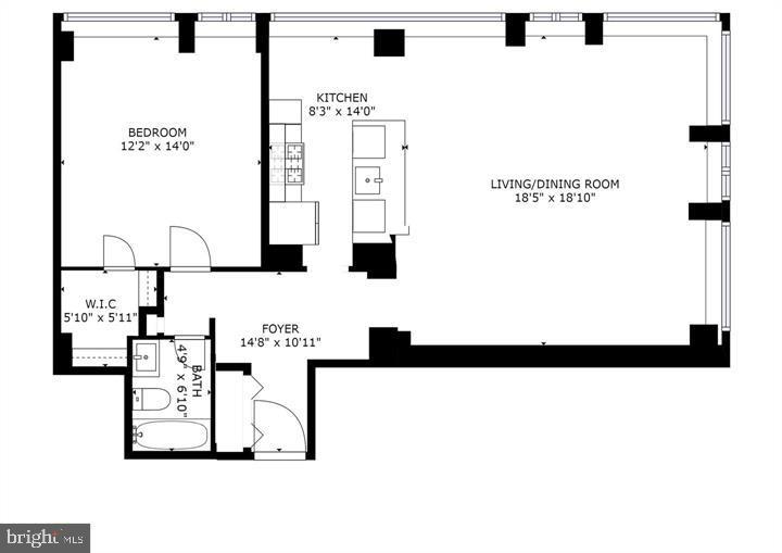 1101 3RD ST SW #106, WASHINGTON, District Of Columbia 20024, 1 Bedroom Bedrooms, ,1 BathroomBathrooms,Residential,For sale,1101 3RD ST SW #106,DCDC2148144 MLS # DCDC2148144