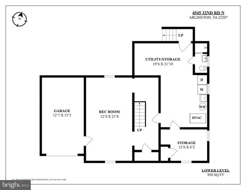 4545 32ND RD N, ARLINGTON, Virginia 22207, 5 Bedrooms Bedrooms, ,4 BathroomsBathrooms,Residential,For sale,4545 32ND RD N,VAAR2051694 MLS # VAAR2051694