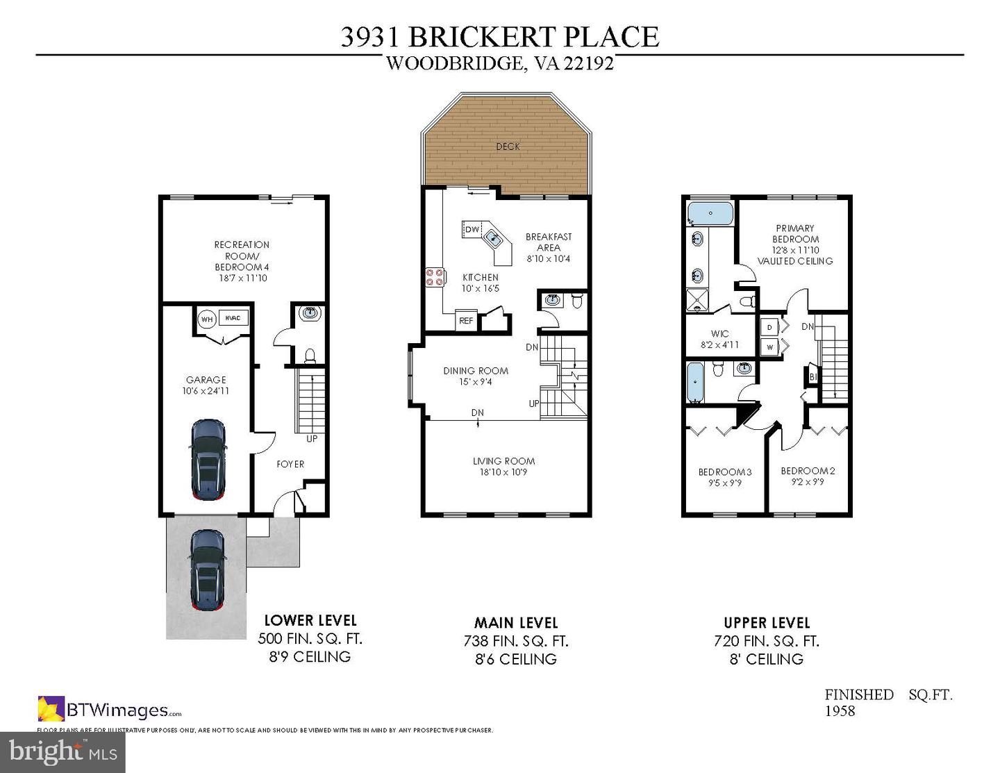 3931 BRICKERT PL, WOODBRIDGE, Virginia 22192, 4 Bedrooms Bedrooms, ,2 BathroomsBathrooms,Residential,For sale,3931 BRICKERT PL,VAPW2085224 MLS # VAPW2085224