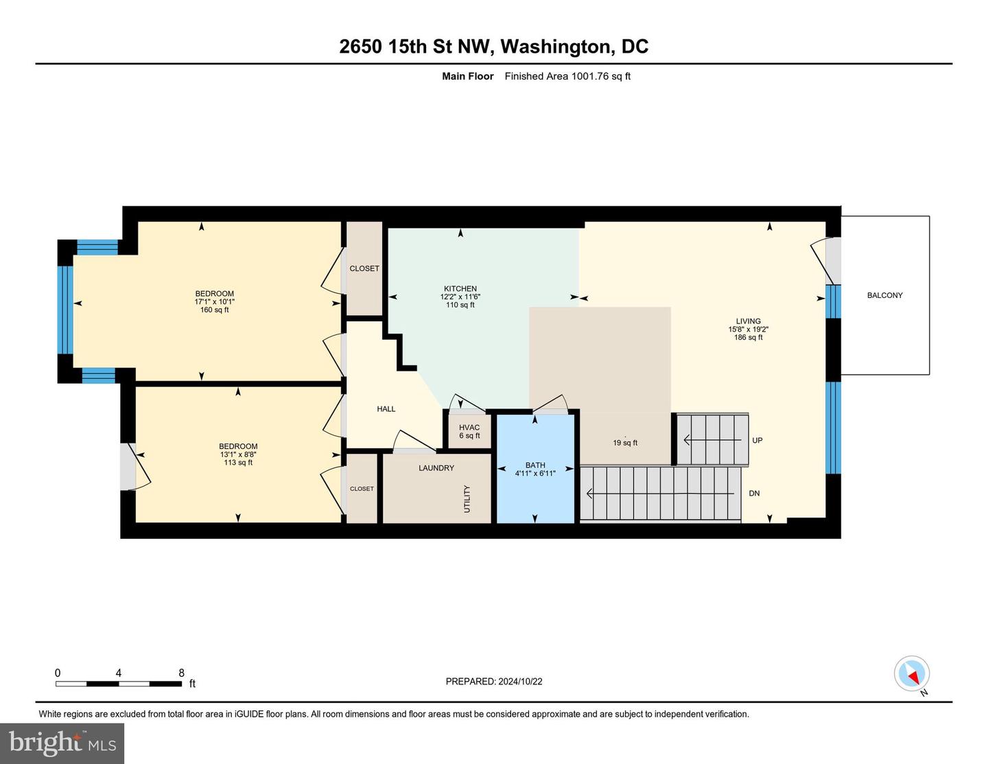 2650 15TH ST NW #4, WASHINGTON, District Of Columbia 20009, 3 Bedrooms Bedrooms, ,2 BathroomsBathrooms,Residential,For sale,2650 15TH ST NW #4,DCDC2165188 MLS # DCDC2165188