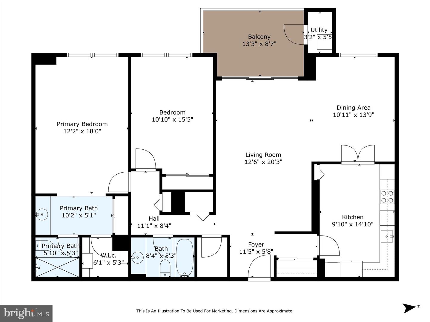 203 YOAKUM PKWY #607, ALEXANDRIA, Virginia 22304, 2 Bedrooms Bedrooms, ,2 BathroomsBathrooms,Residential,For sale,203 YOAKUM PKWY #607,VAAX2040350 MLS # VAAX2040350