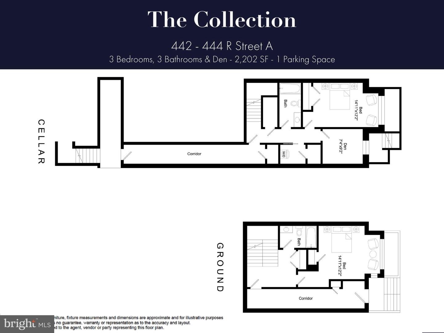 442 R ST NW #A, WASHINGTON, District Of Columbia 20001, 3 Bedrooms Bedrooms, ,3 BathroomsBathrooms,Residential,For sale,442 R ST NW #A,DCDC2174922 MLS # DCDC2174922