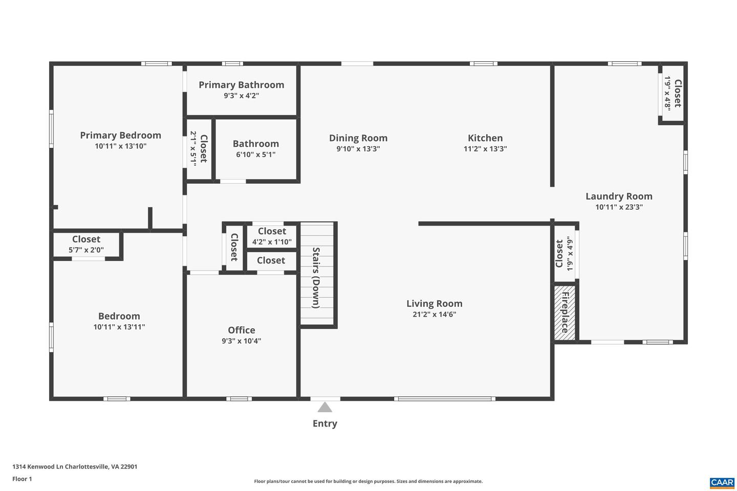 1314 KENWOOD LN, CHARLOTTESVILLE, Virginia 22901, 4 Bedrooms Bedrooms, ,3 BathroomsBathrooms,Residential,For sale,1314 KENWOOD LN,659990 MLS # 659990