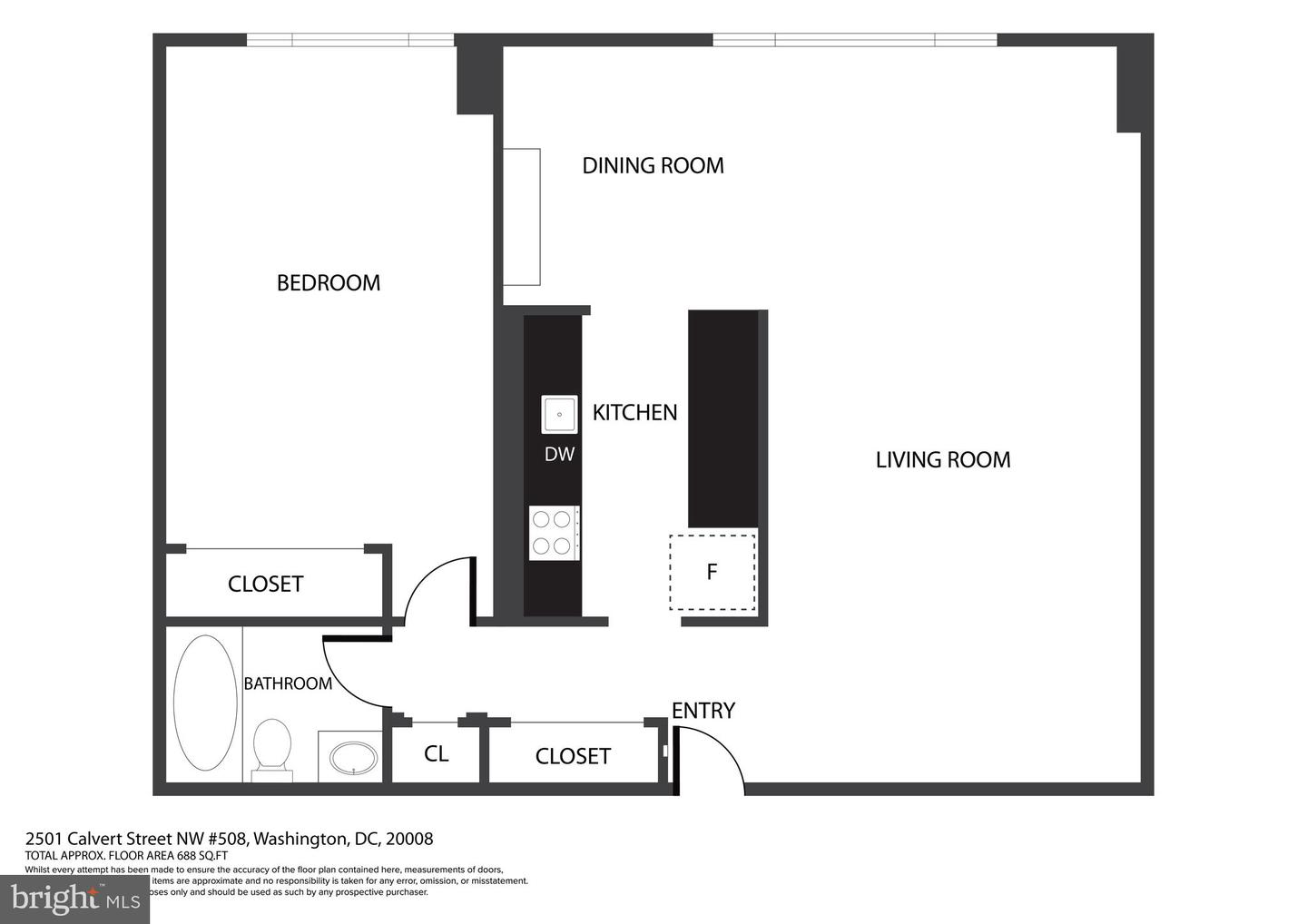 2501 CALVERT ST NW #508, WASHINGTON, District Of Columbia 20008, 1 Bedroom Bedrooms, 5 Rooms Rooms,1 BathroomBathrooms,Residential,For sale,2501 CALVERT ST NW #508,DCDC2174574 MLS # DCDC2174574