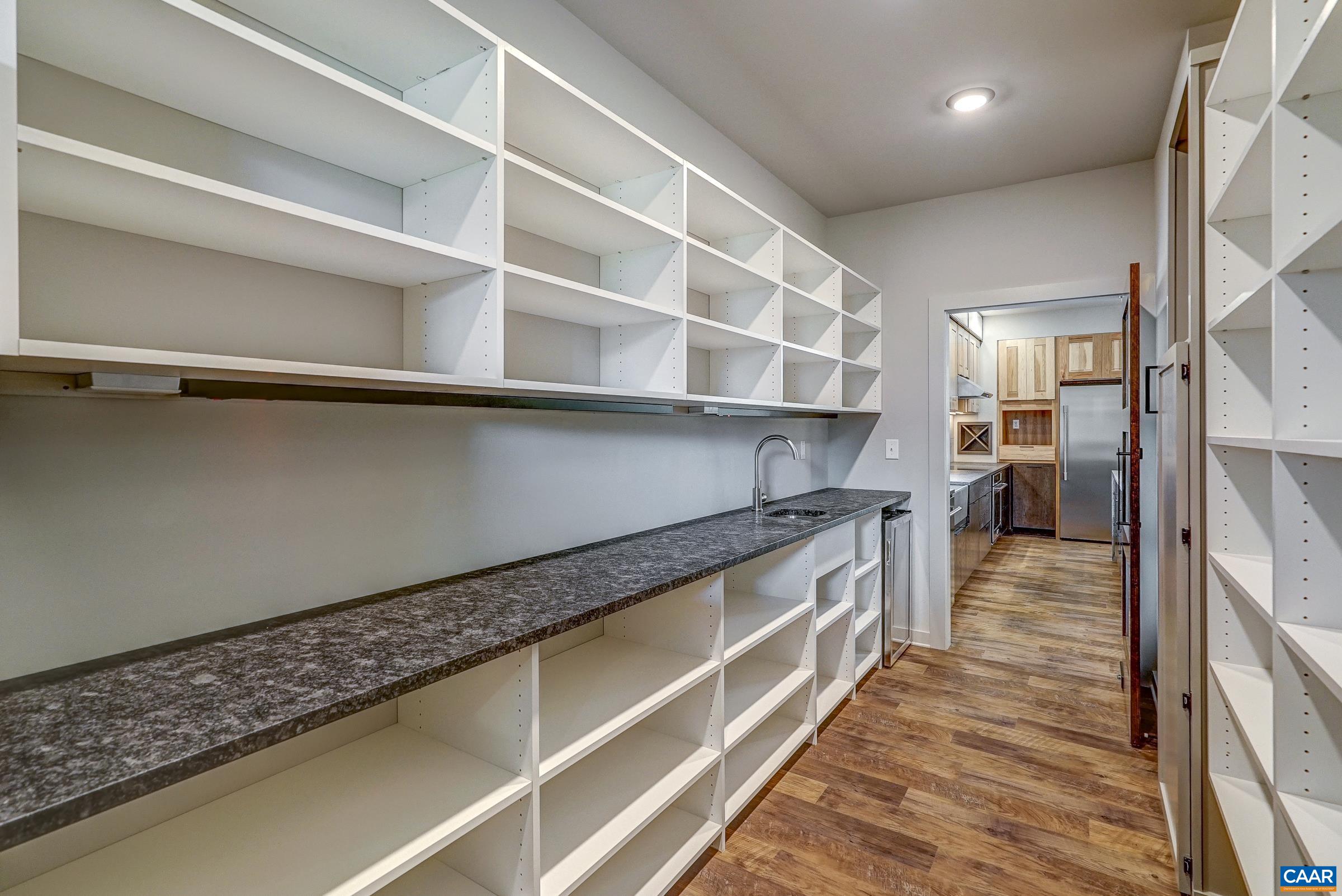 So much storage in the walk-in pantry!