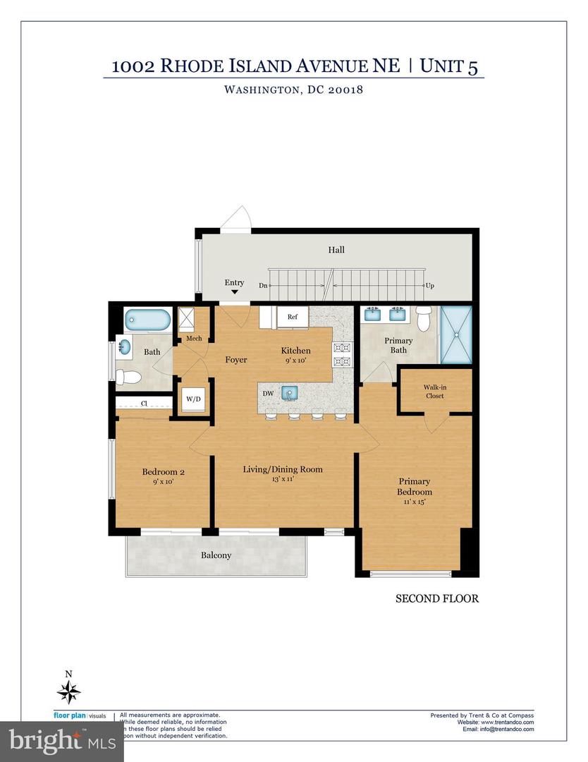 1002 RHODE ISLAND AVE NE #3, WASHINGTON, District Of Columbia 20018, 2 Bedrooms Bedrooms, ,2 BathroomsBathrooms,Residential,For sale,1002 RHODE ISLAND AVE NE #3,DCDC2175446 MLS # DCDC2175446