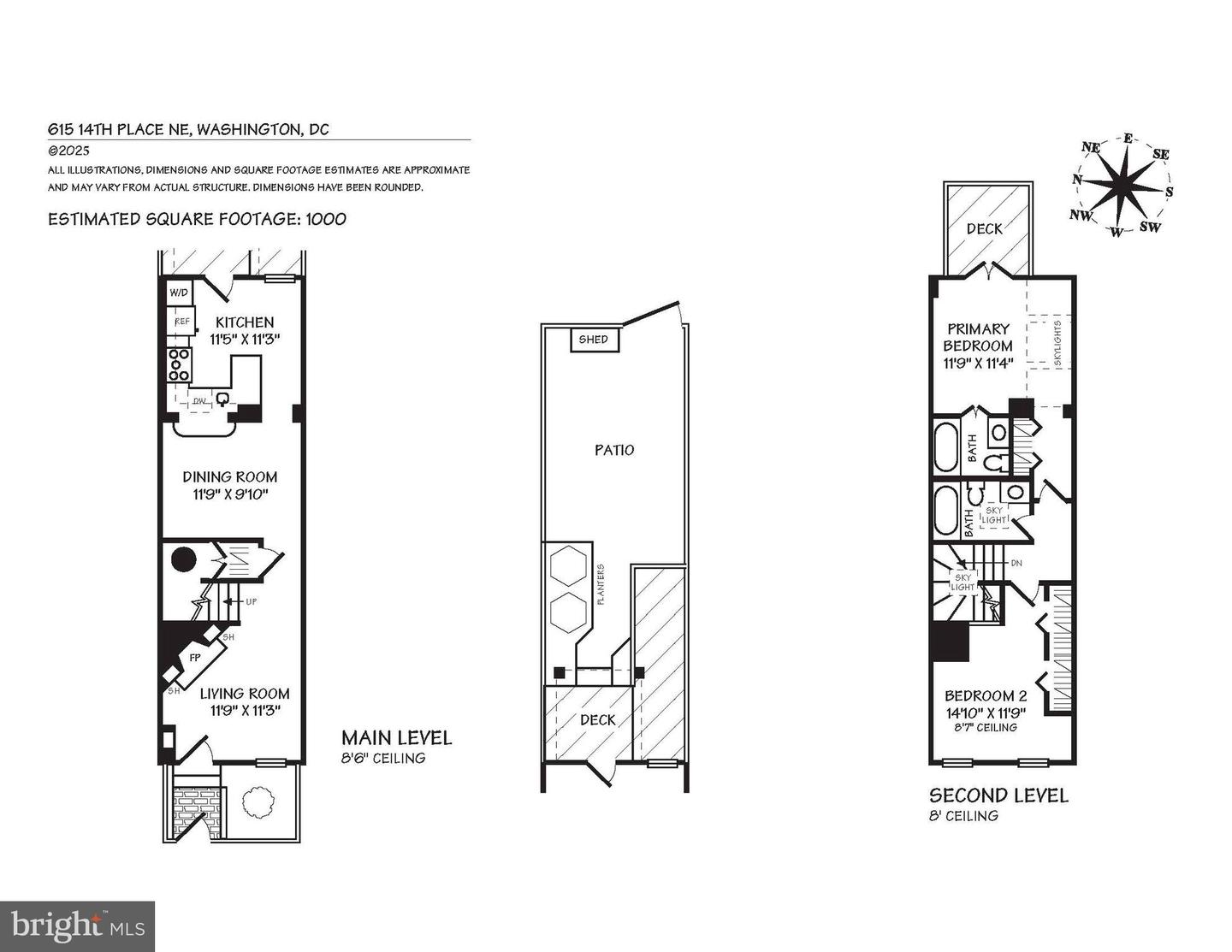 615 14TH PL NE, WASHINGTON, District Of Columbia 20002, 2 Bedrooms Bedrooms, ,2 BathroomsBathrooms,Residential,For sale,615 14TH PL NE,DCDC2175806 MLS # DCDC2175806