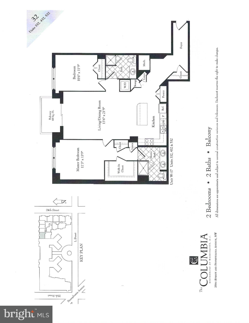 2425 L ST NW #532, WASHINGTON, District Of Columbia 20037, 2 Bedrooms Bedrooms, ,2 BathroomsBathrooms,Residential,For sale,2425 L ST NW #532,DCDC2175998 MLS # DCDC2175998