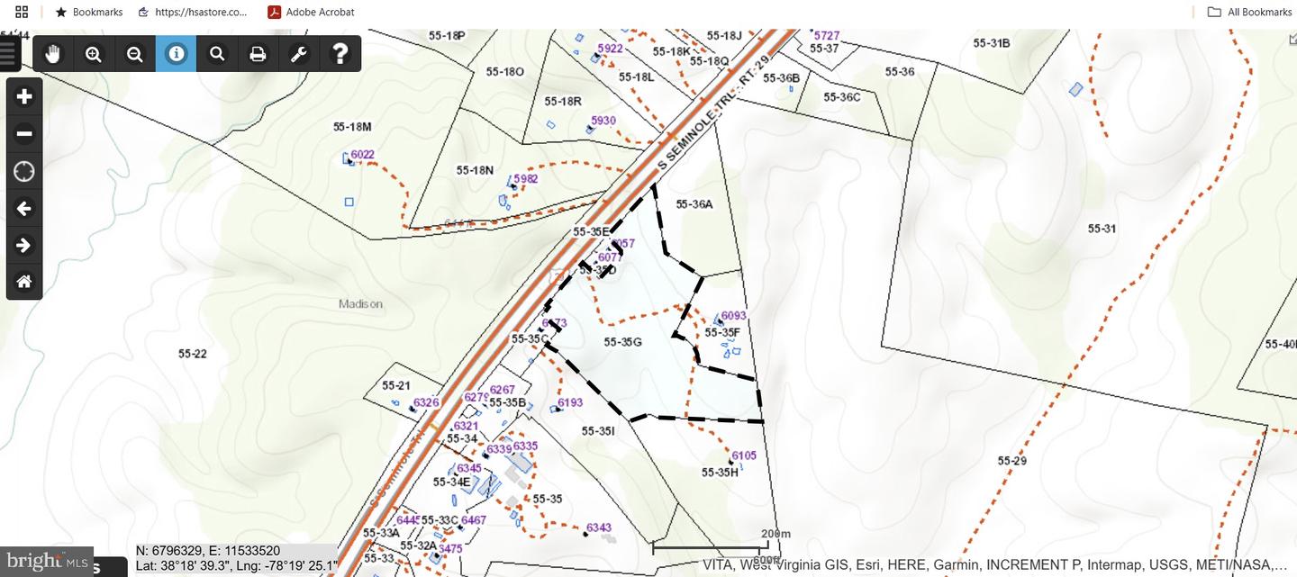 S SEMINOLE TRL, ROCHELLE, Virginia 22738, ,Land,For sale,S SEMINOLE TRL,VAMA2002022 MLS # VAMA2002022