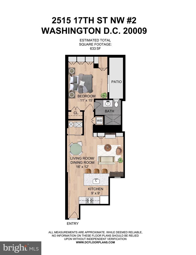 2515 17TH ST NW #2, WASHINGTON, District Of Columbia 20009, 1 Bedroom Bedrooms, ,1 BathroomBathrooms,Residential,For sale,2515 17TH ST NW #2,DCDC2170890 MLS # DCDC2170890