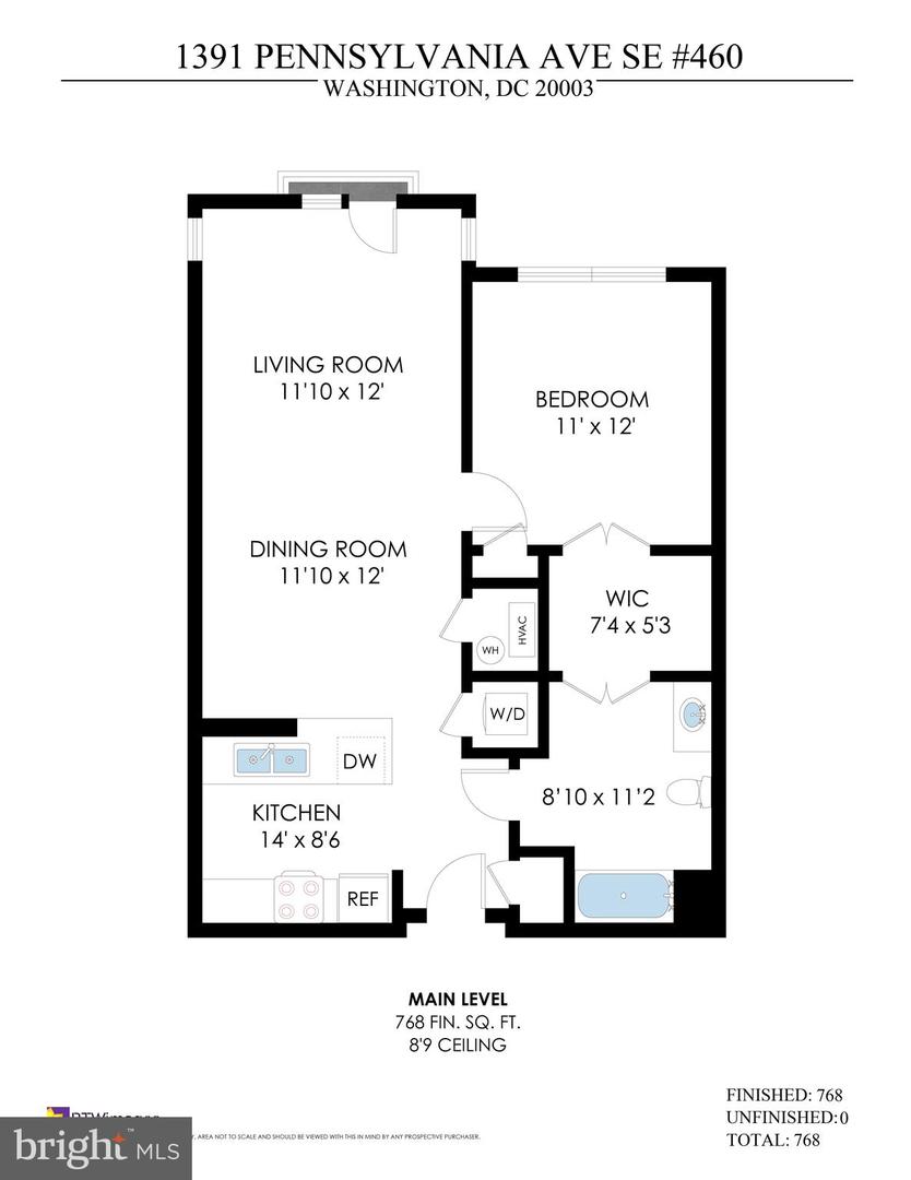 1391 PENNSYLVANIA AVE SE #460, WASHINGTON, District Of Columbia 20003, 1 Bedroom Bedrooms, ,1 BathroomBathrooms,Residential,For sale,1391 PENNSYLVANIA AVE SE #460,DCDC2176366 MLS # DCDC2176366