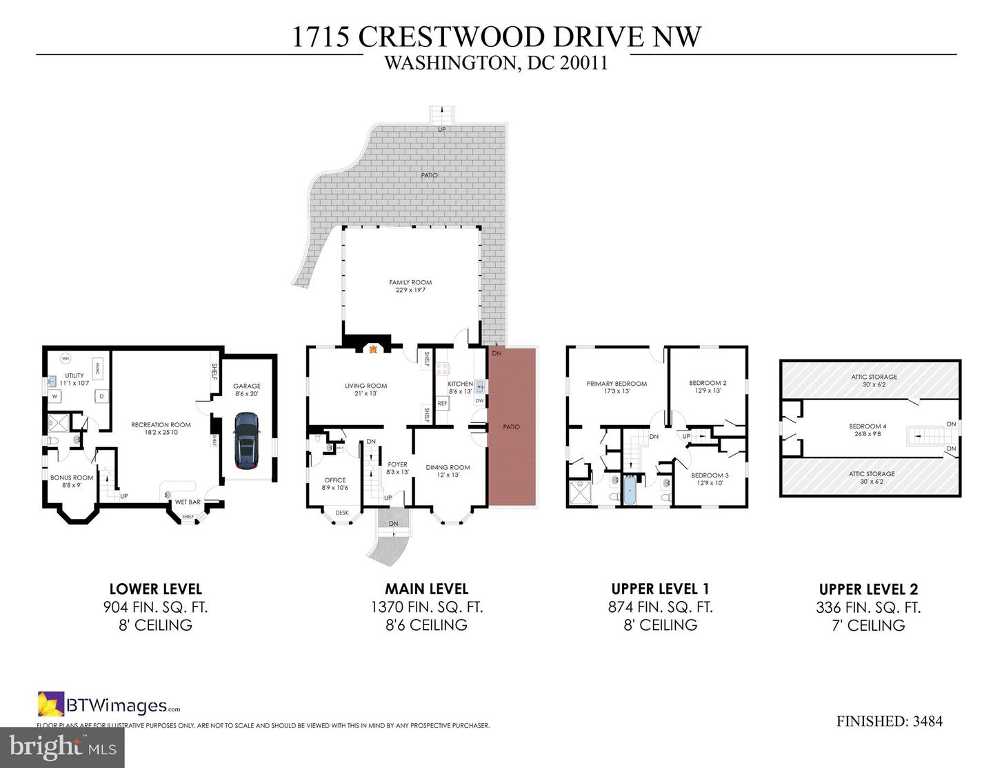 1715 CRESTWOOD DR NW, WASHINGTON, District Of Columbia 20011, 4 Bedrooms Bedrooms, ,3 BathroomsBathrooms,Residential,For sale,1715 CRESTWOOD DR NW,DCDC2175306 MLS # DCDC2175306